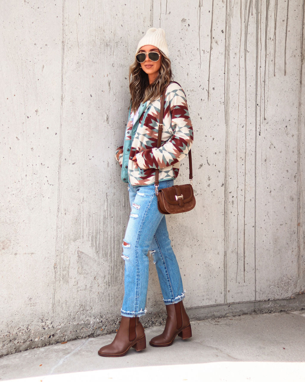 Yellowstone Pocketed Printed Jacket - Se7enfashion