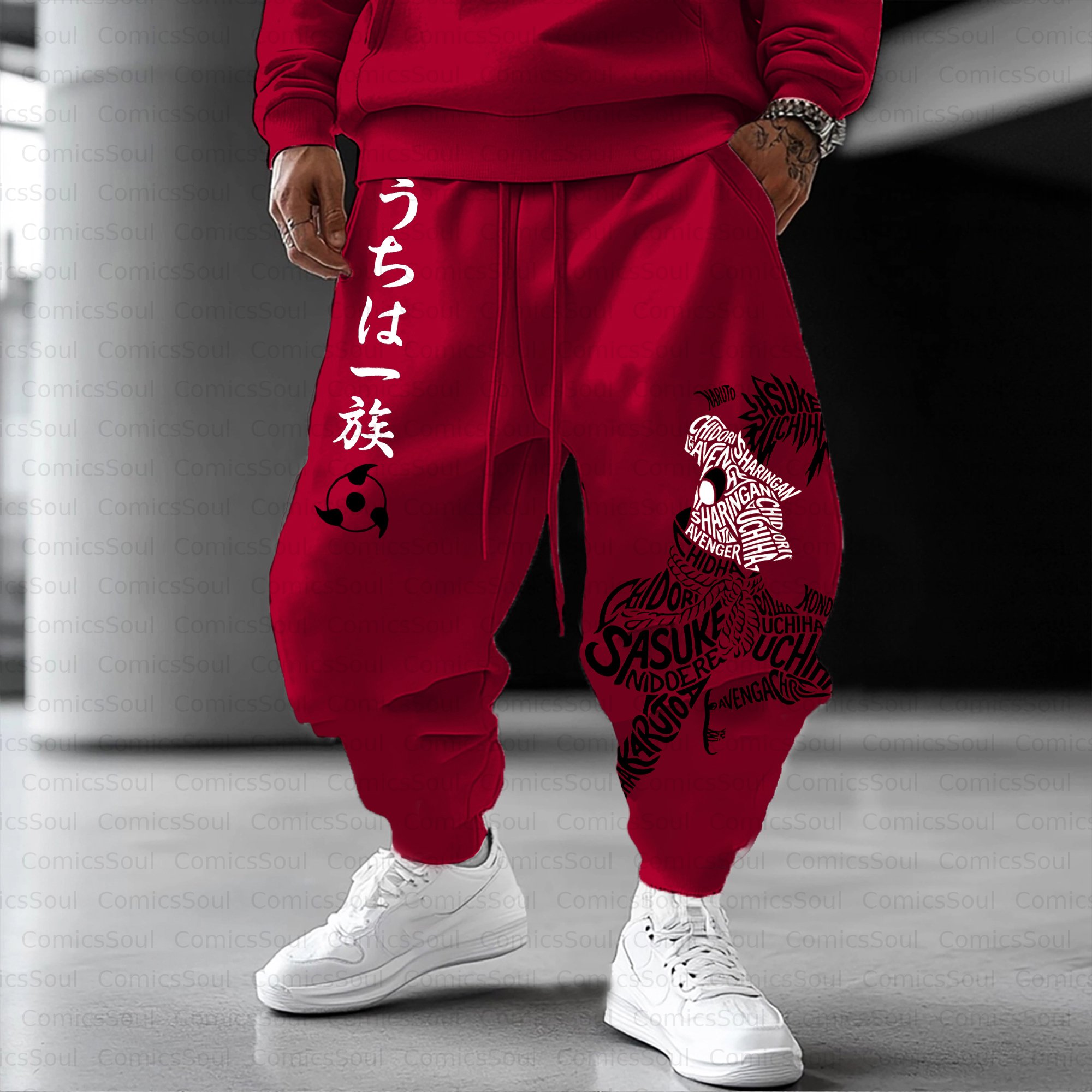 Unisex Casual Anime Streetwear Pant