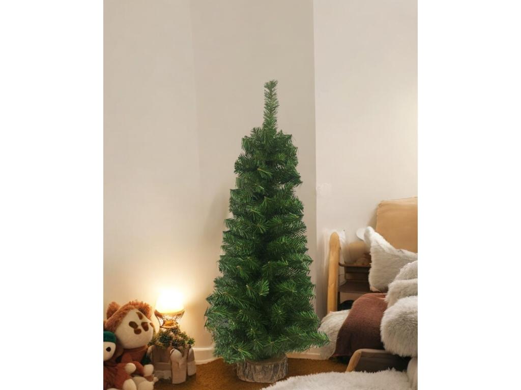 Àrbol de Navidad Merry, Pino artificial, Árbol de efectos reales, Árbol de Navidad, Made in Italy, 40x40 h75 cm, Verde