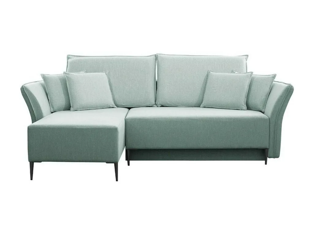 Sofá rinconero Boverdeco 146 Turquesa Función de descanso Caja de ropa de cama 247cm