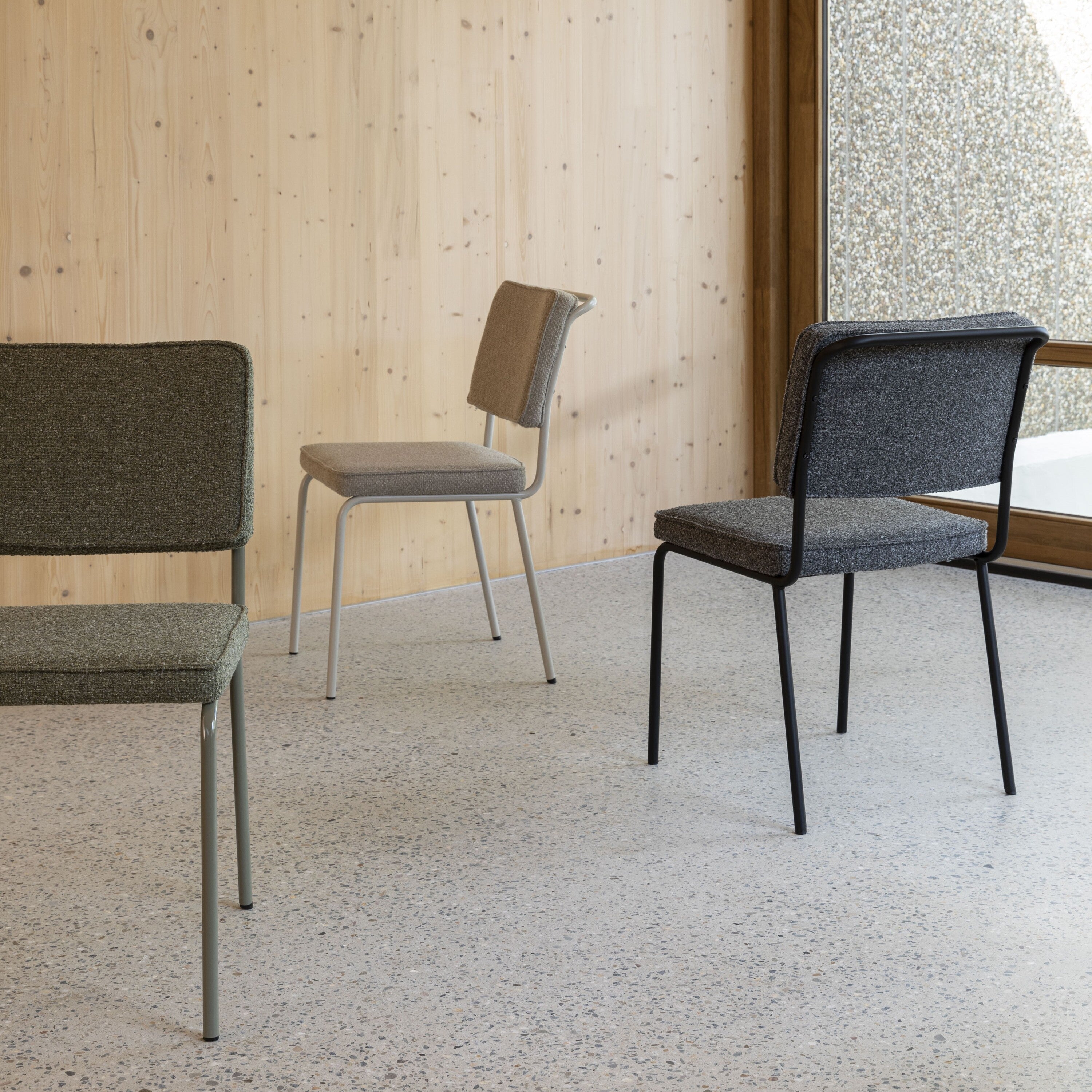 Zuiver Buddy Eetkamerstoel - Antraciet