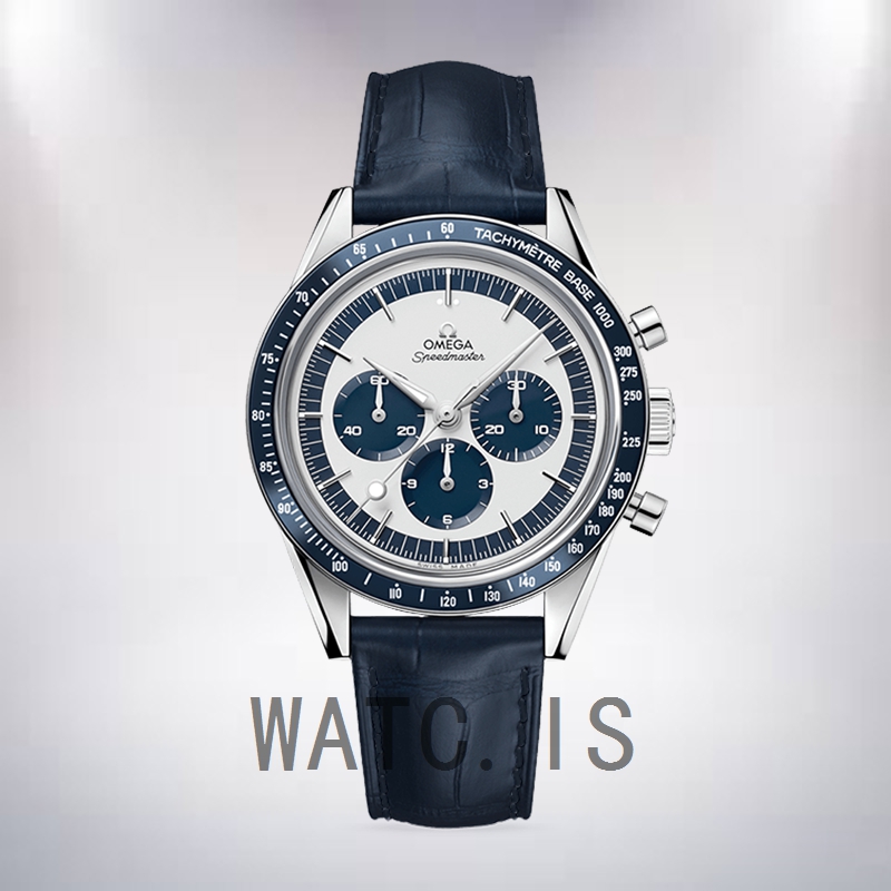 Omega Speedmaster Men 40mm 311.33.40.30.02.001 Leather Strap