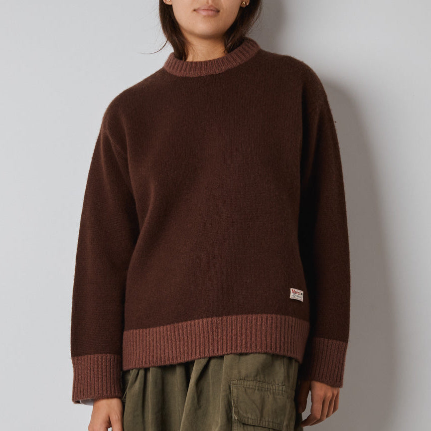 Merci - Pull Eloise - Marron & Camel