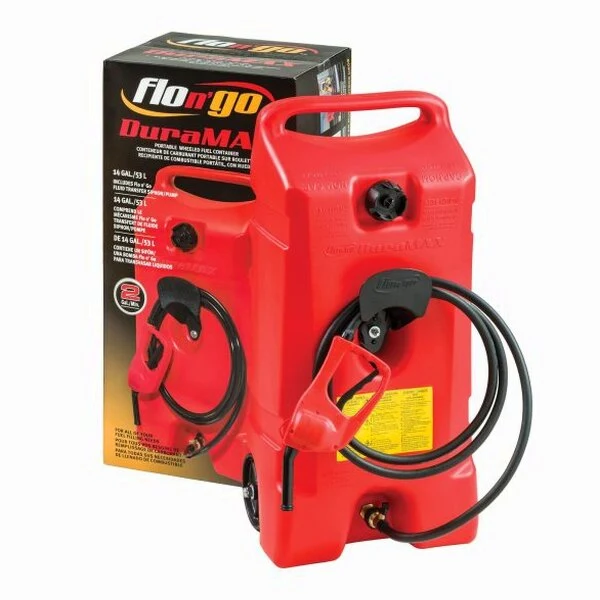 Scepter Flo N' Go DuraMax 14 Gallon Portable Fuel Tank With Pump, 2 Pack, Red - Image 7 Scepter Flo N' Go DuraMax 14 Gallon Portable Fuel Tank With Pump, 2 Pack, Red - Image 7