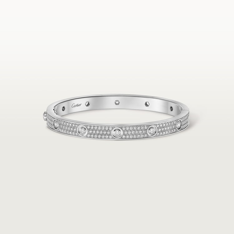 Replicate LOVE bracelet, classic model, paved, 12 diamonds(1:1 replica) - Original Replica Club