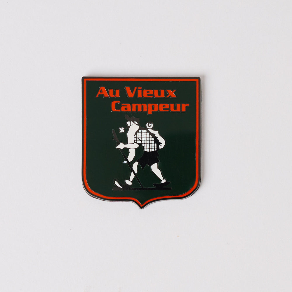 Magnet Au Vieux Campeur - Blason Vert