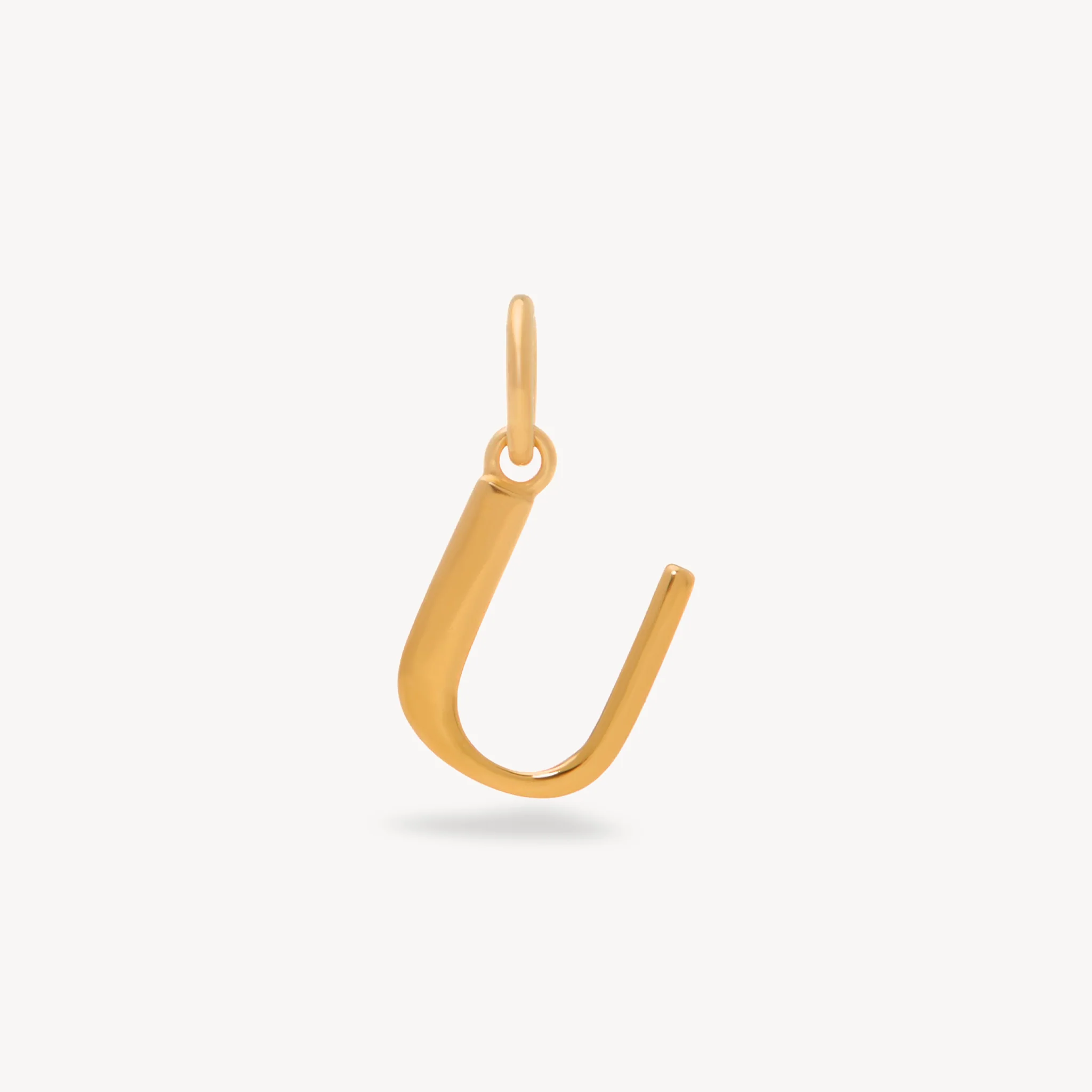 14k Gold Vermeil Letter Charm