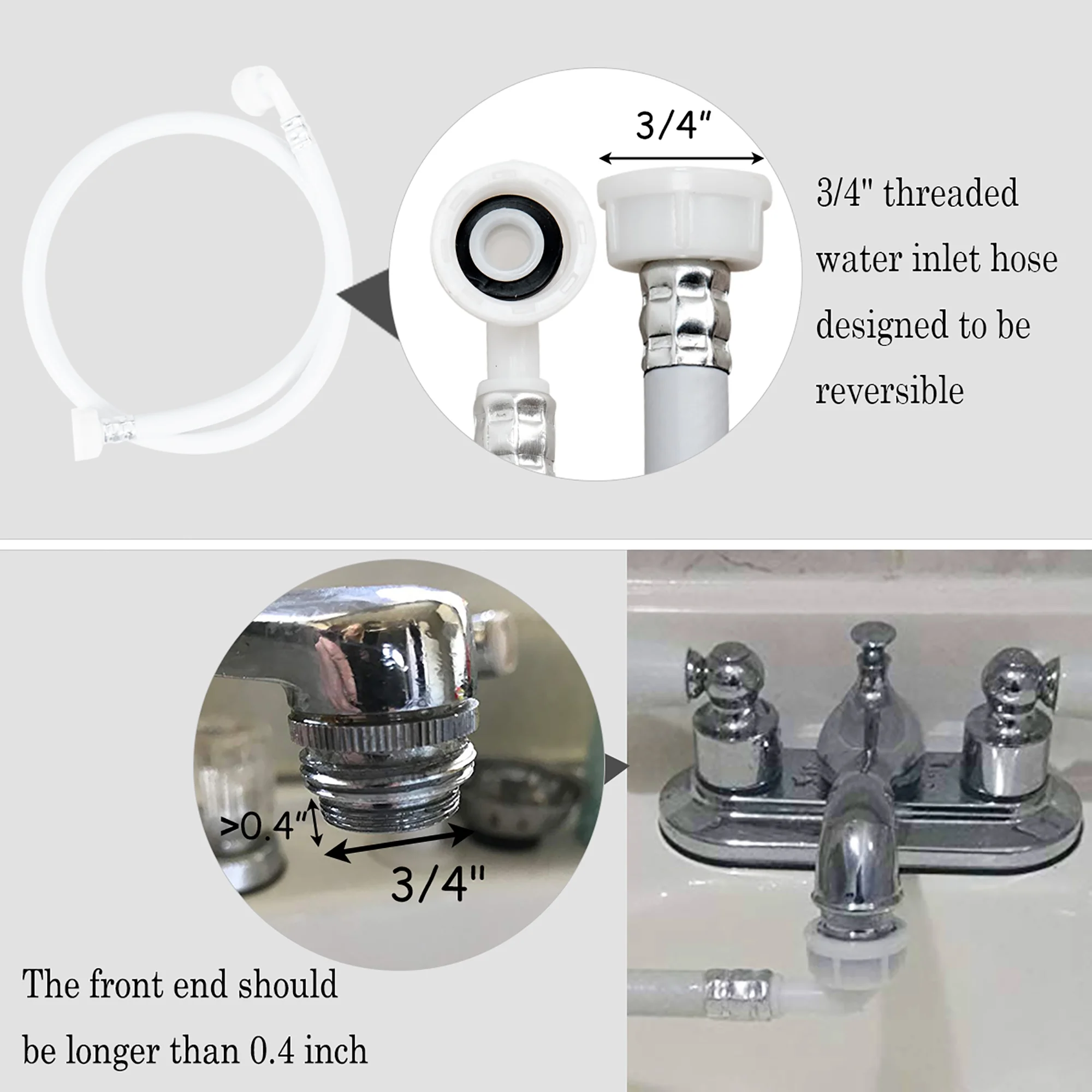 Costway Full-Automatic Laundry Wash Machine Washer Spinner Drain Pump - Image 5
