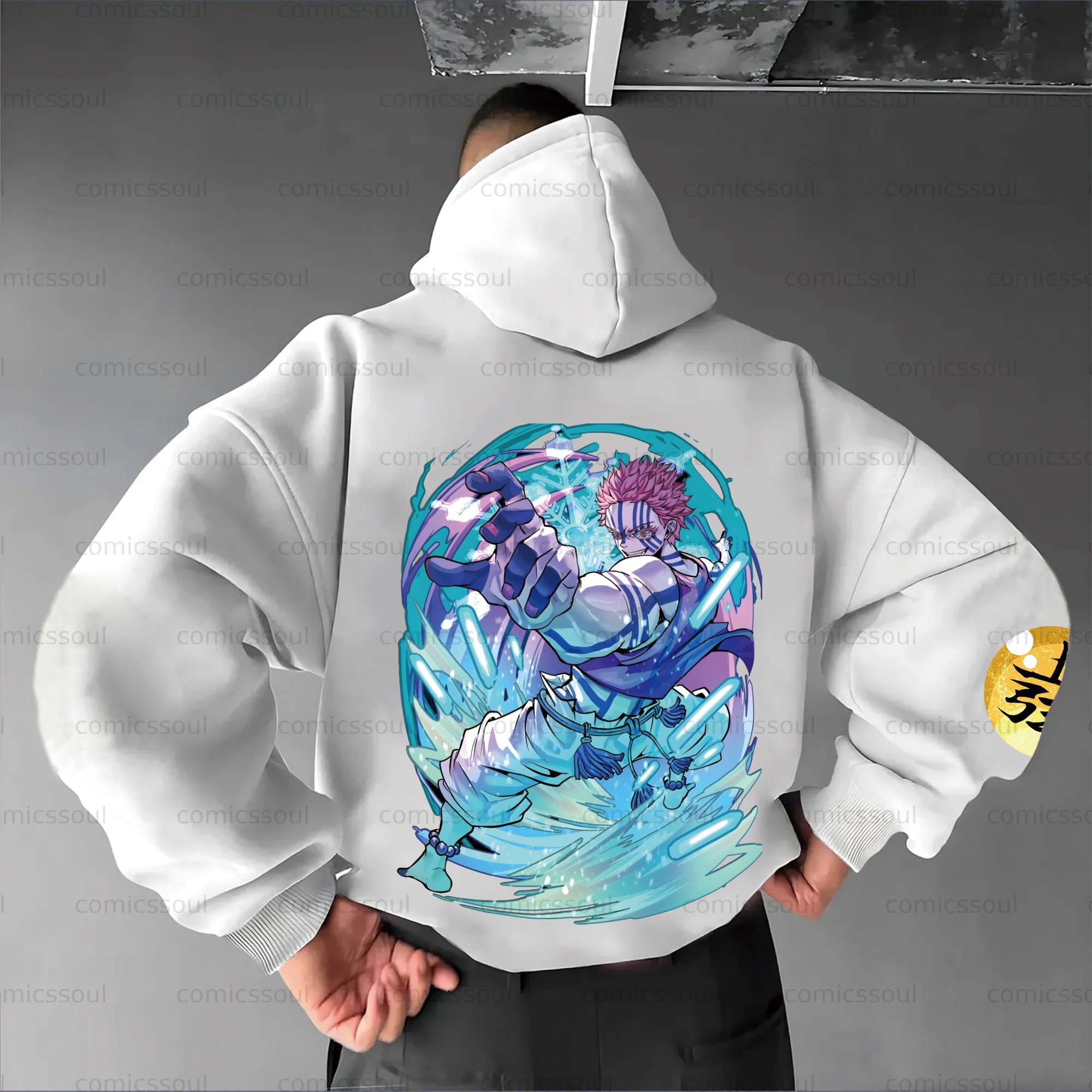 Unisex Anime Graphic Streetwear Vintage Hoodie