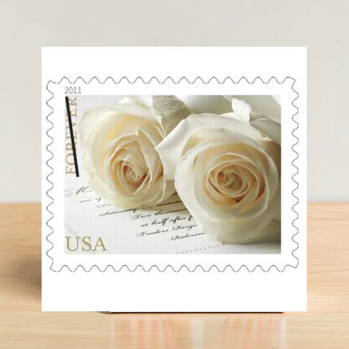 2011 Wedding Roses Forever Postage Stamps Sheet First-Class Postage(50 Sheet of (1000 Pcs))