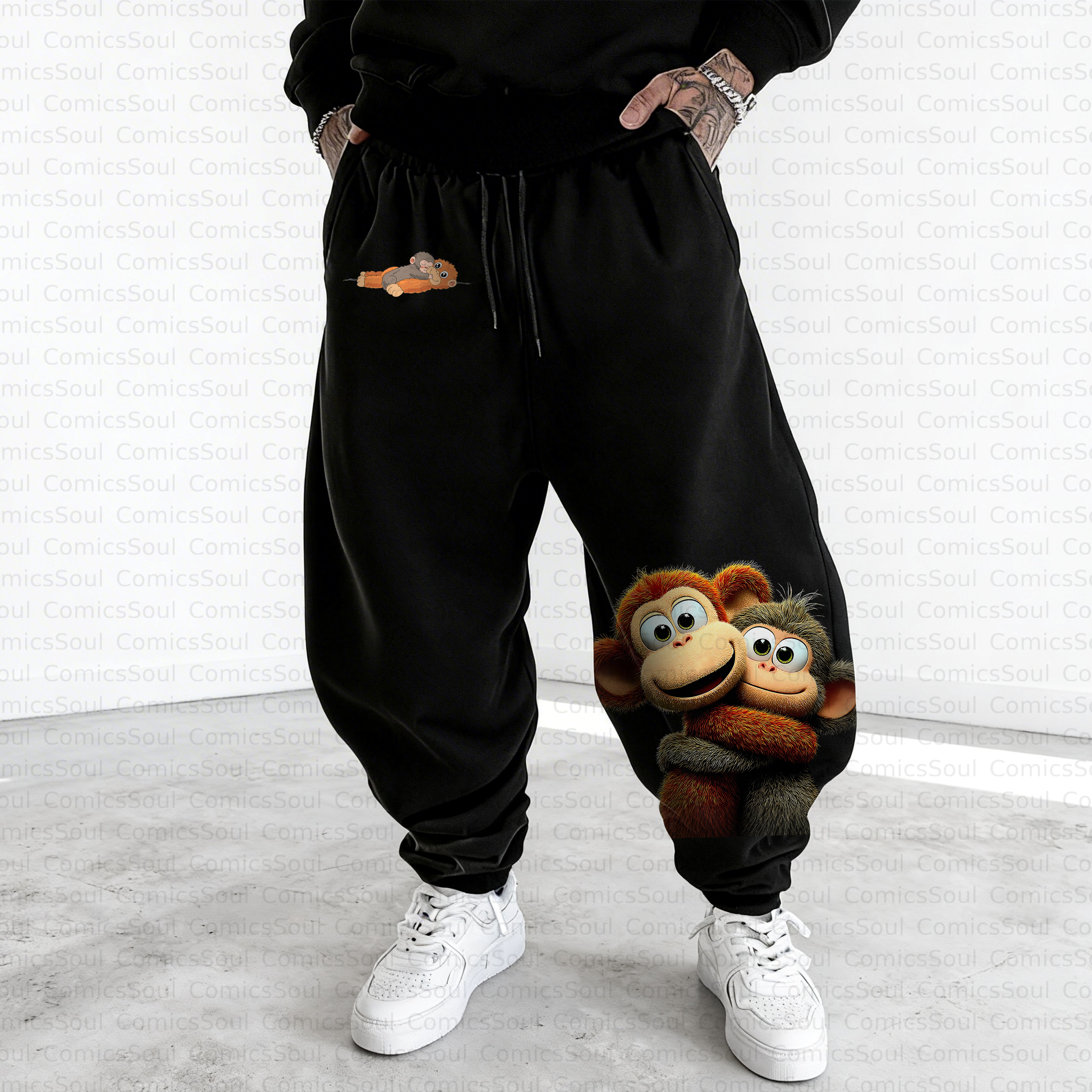 Unisex Casual Anime Streetwear Pant