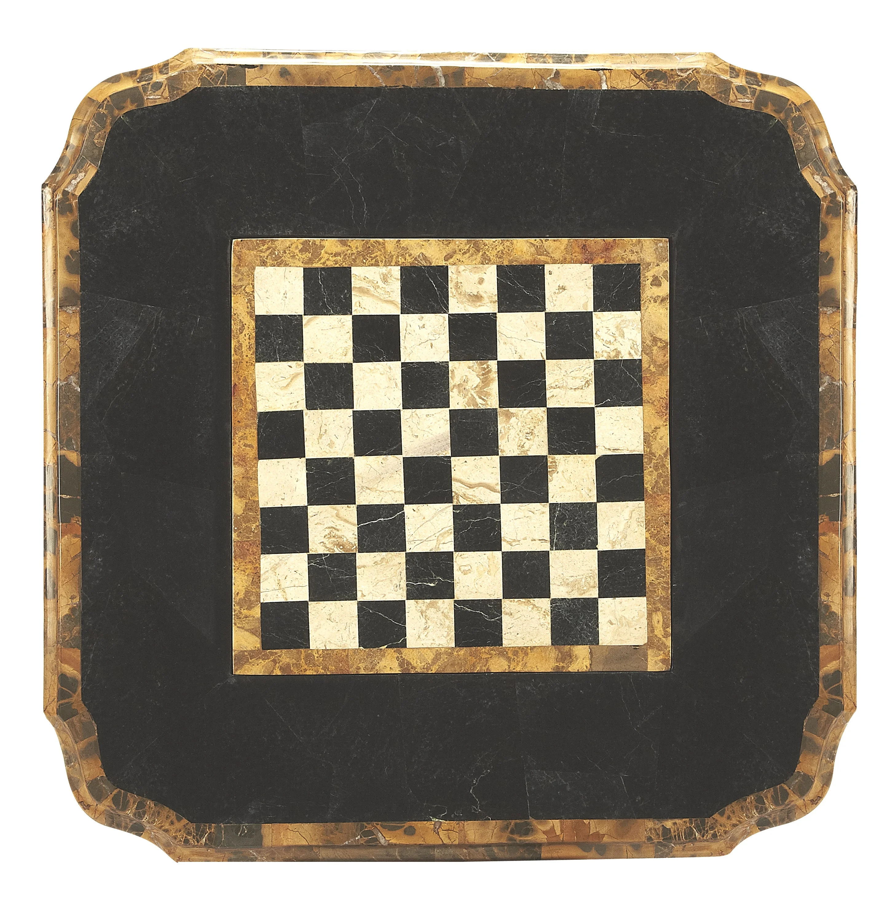 Butler Specialty Heritage Wood Brown Square Pedestal Game Table - Image 3
