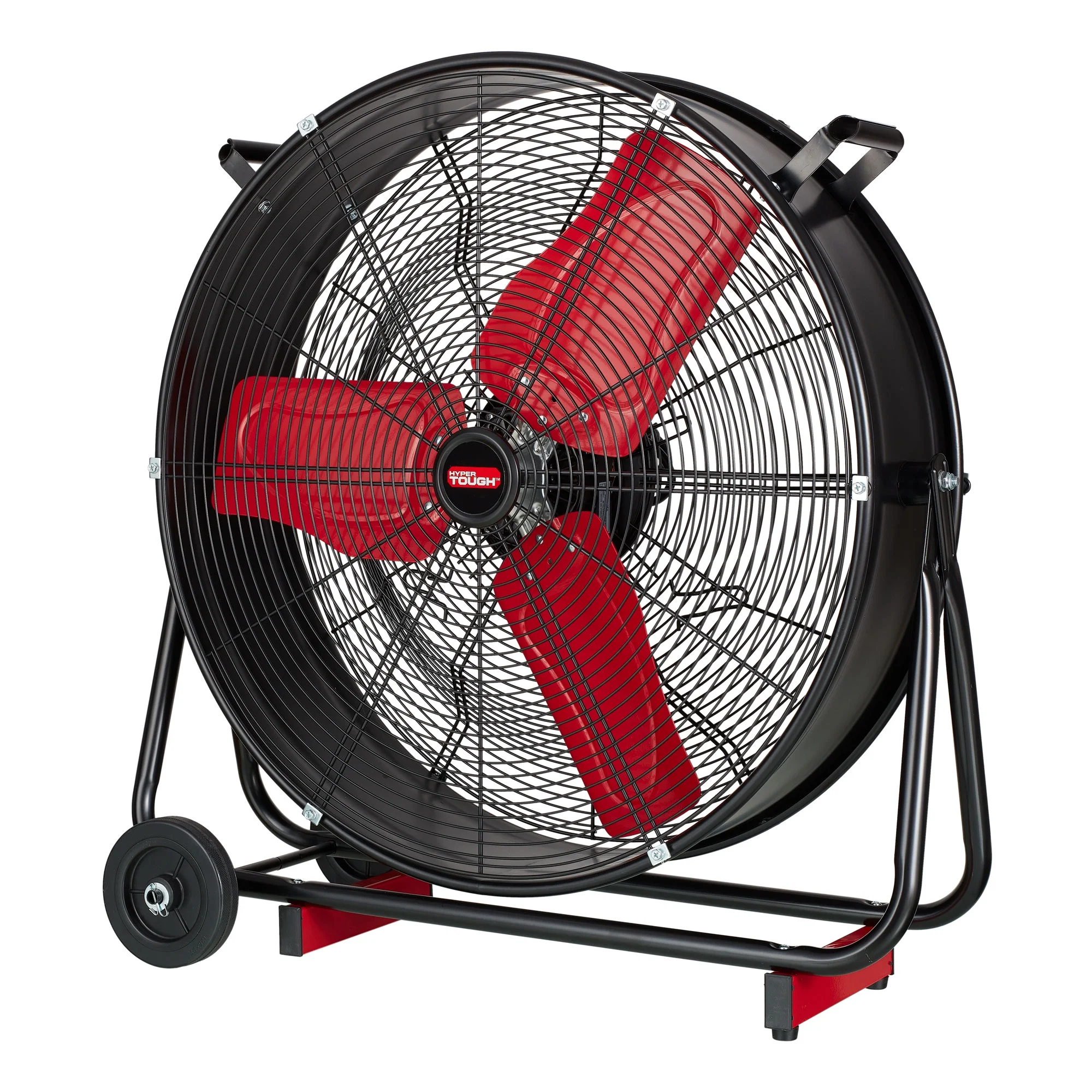 Hyper Tough 24" 2-Speed Metal High Velocity Tiltable Drum Fan - Image 6