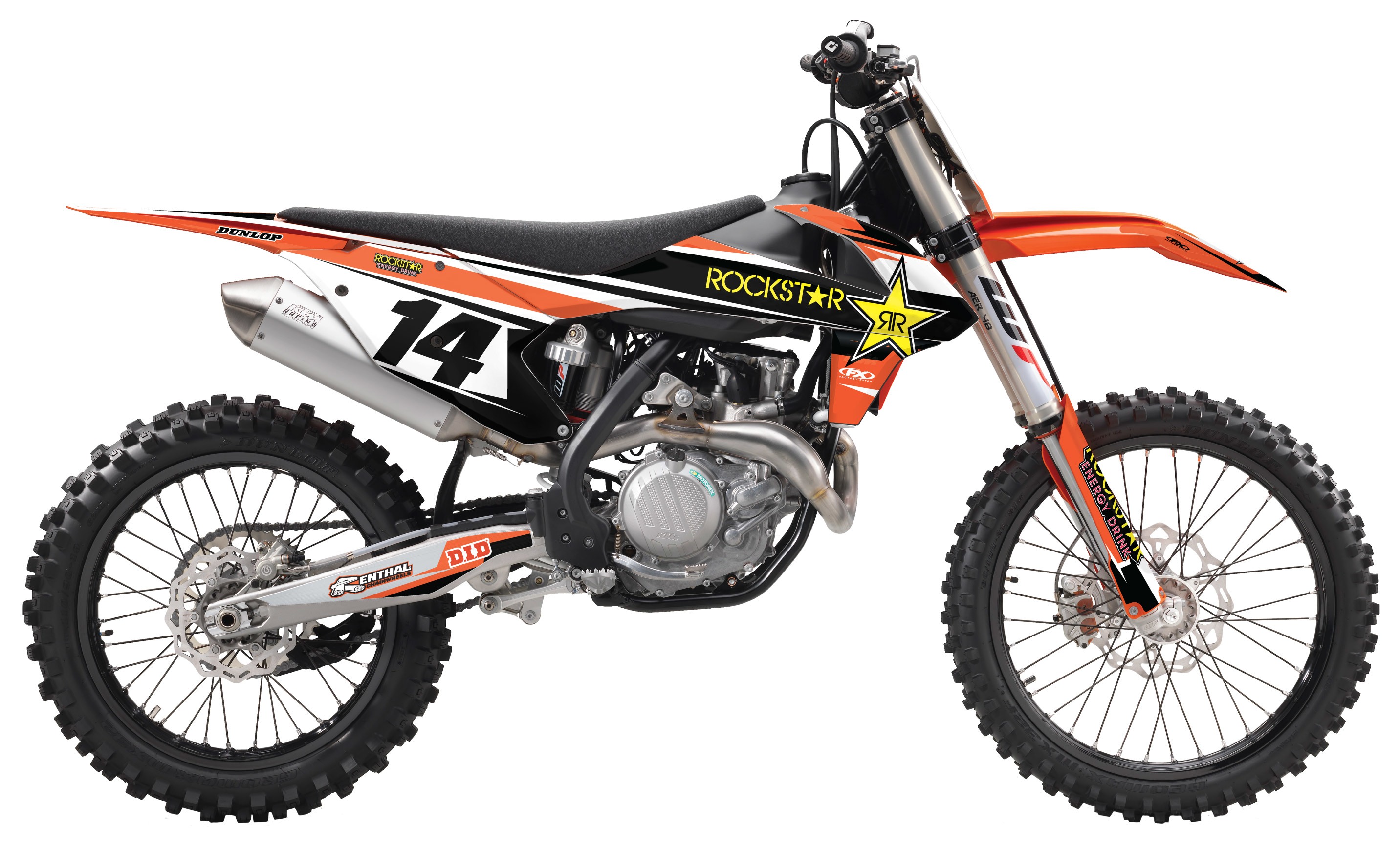SportsBikeShop Factory Effex Rockstar Shroud / Airbox Graphics Kit 2017