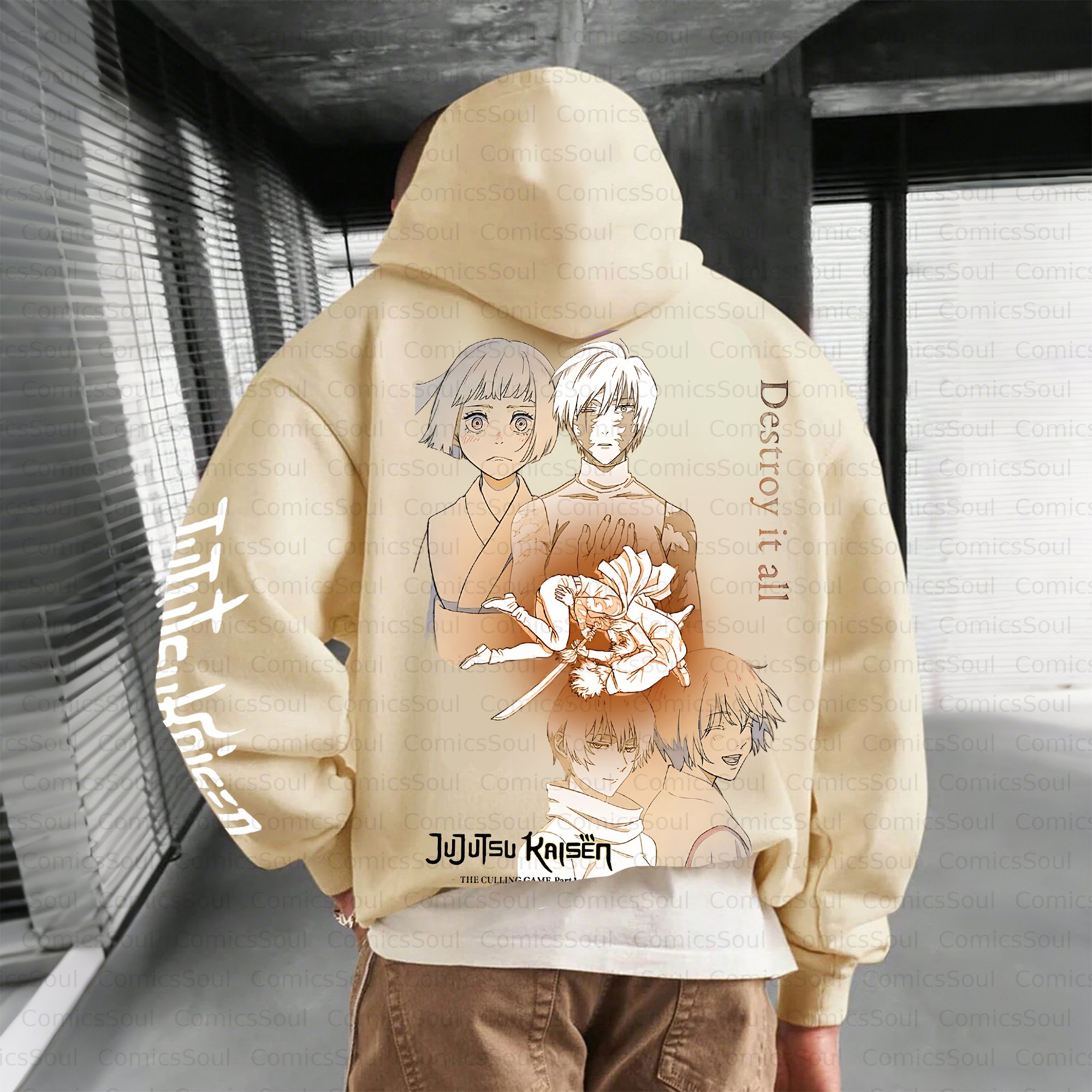 Unisex Anime Inspired Vintage Plush Hoodie