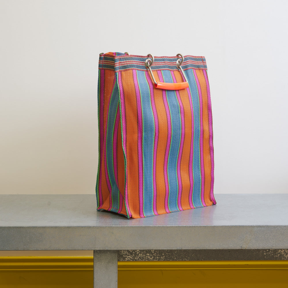 Panier Haut - Orange & Rose
