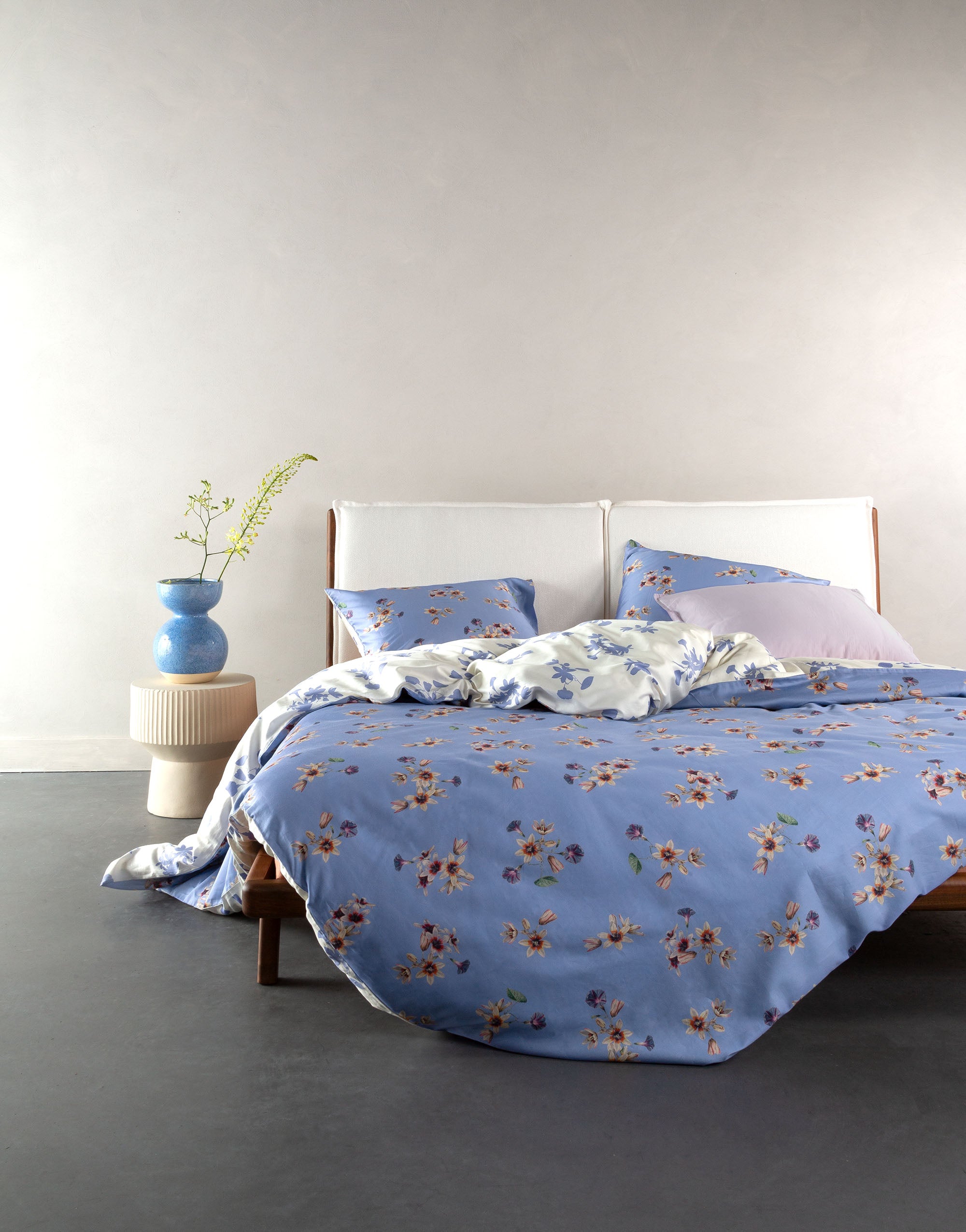 Essenza Fiora Kussensloop 60x70 cm - Lavender Blue