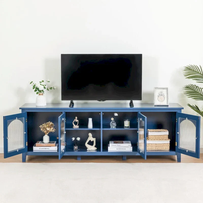 71-Inch Modern TV Cabinet Entertainment Center
