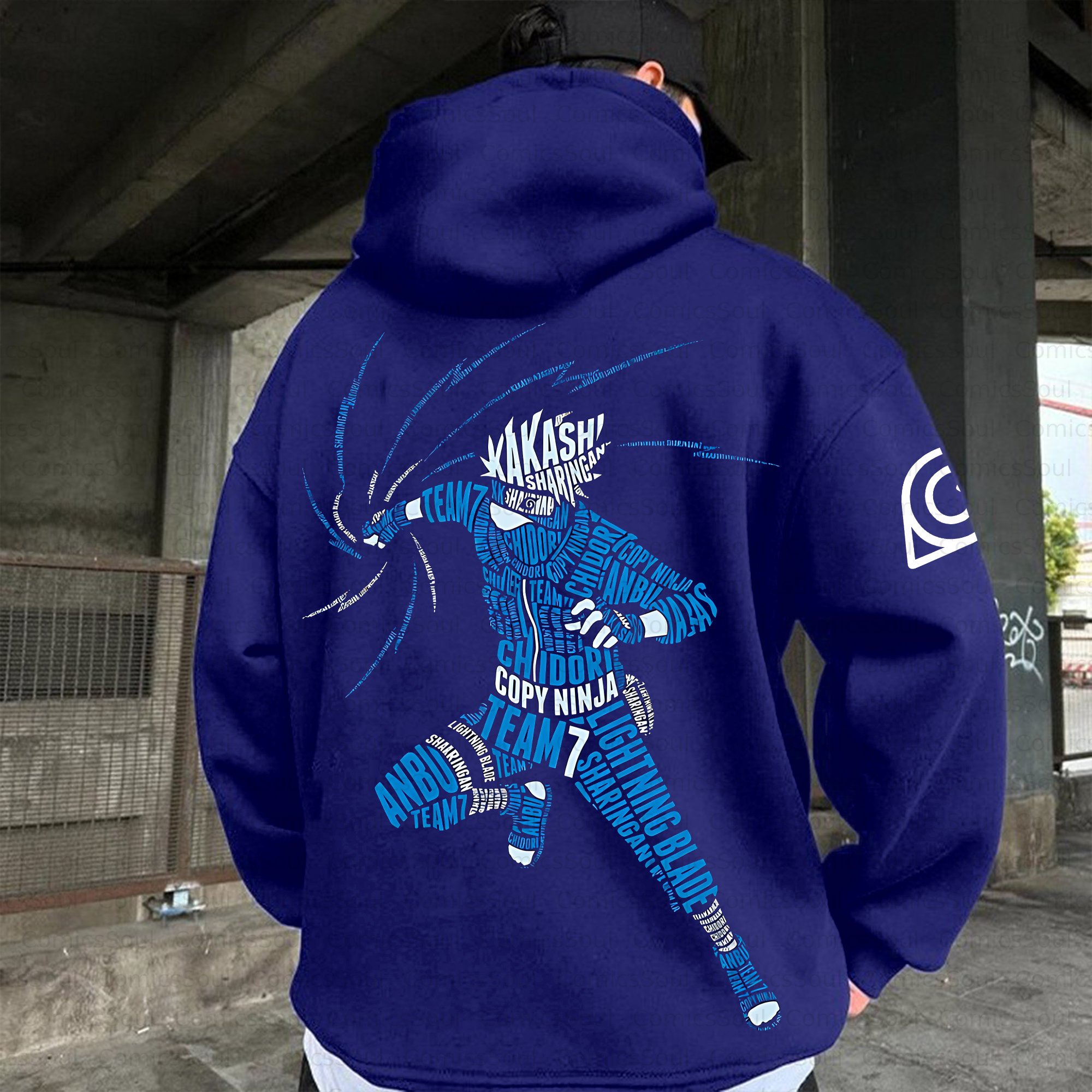 Unisex Anime Inspired Vintage Plush Hoodie