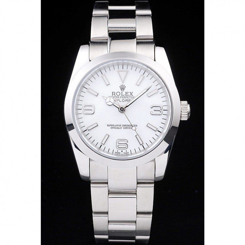 Replica Rolex Explorer 37mm Silver Dial 98086