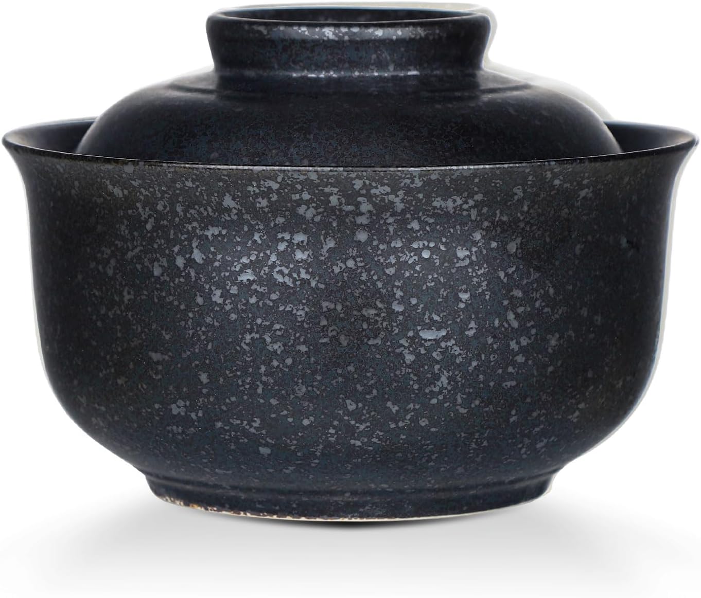 VanEnjoy Microwavable Ramen Bowl with Lid, 25 Oz Japanese Bowl Big Ceramic Japanese Soup Bowl with Lid, Korean Clay Pot - fish