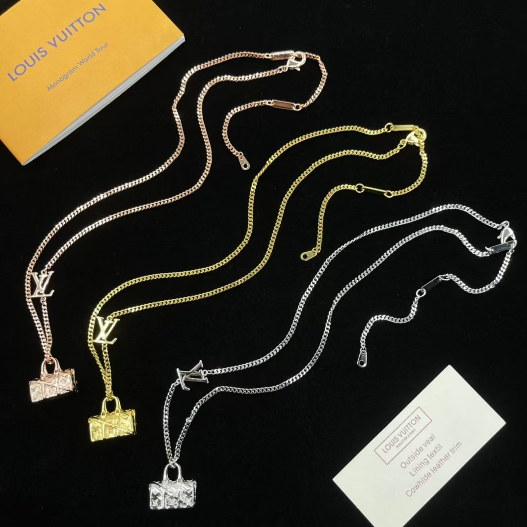Louis Vuitton Bag Pendant Necklace - Original Replica Club
