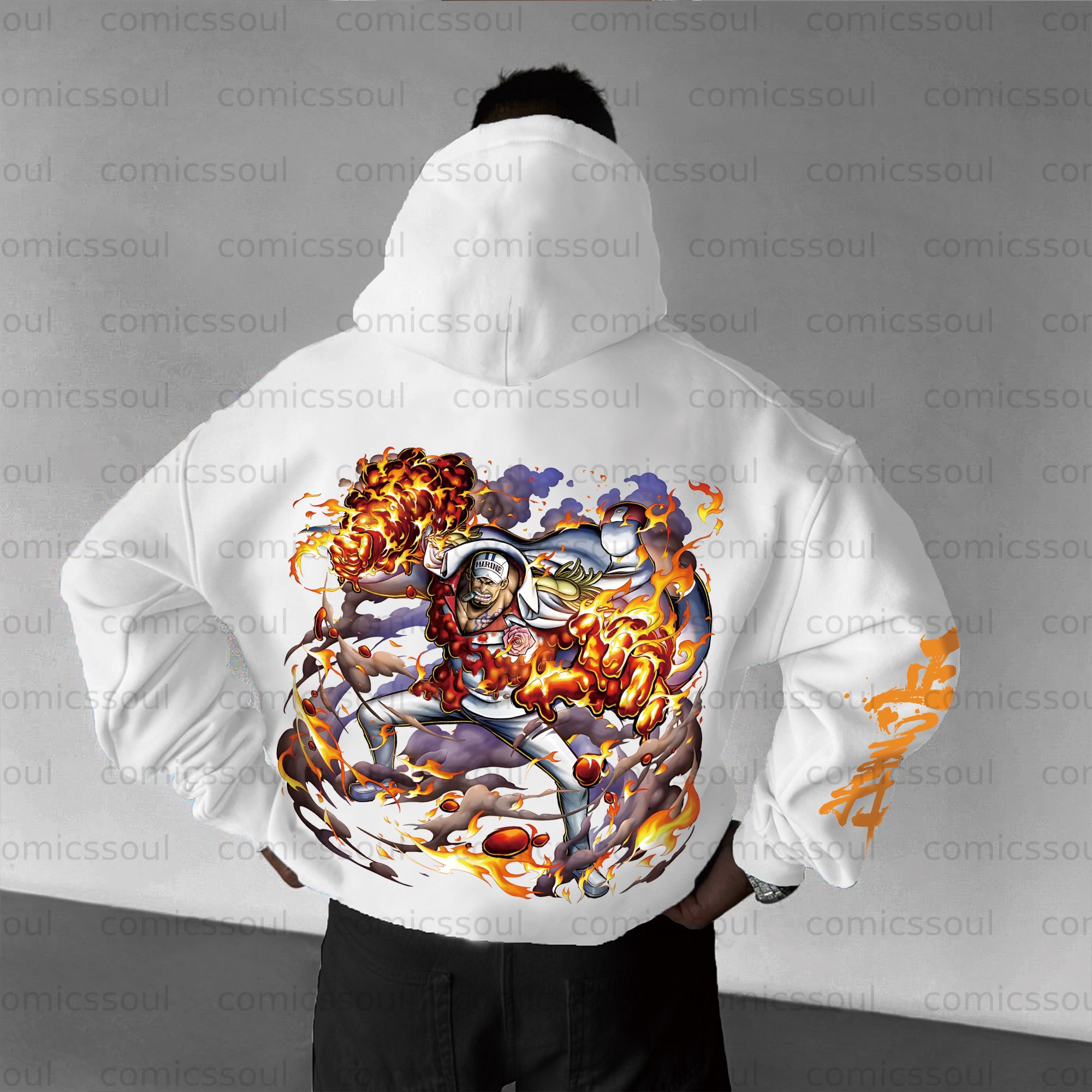 Unisex Anime Graphic Streetwear Vintage Hoodie