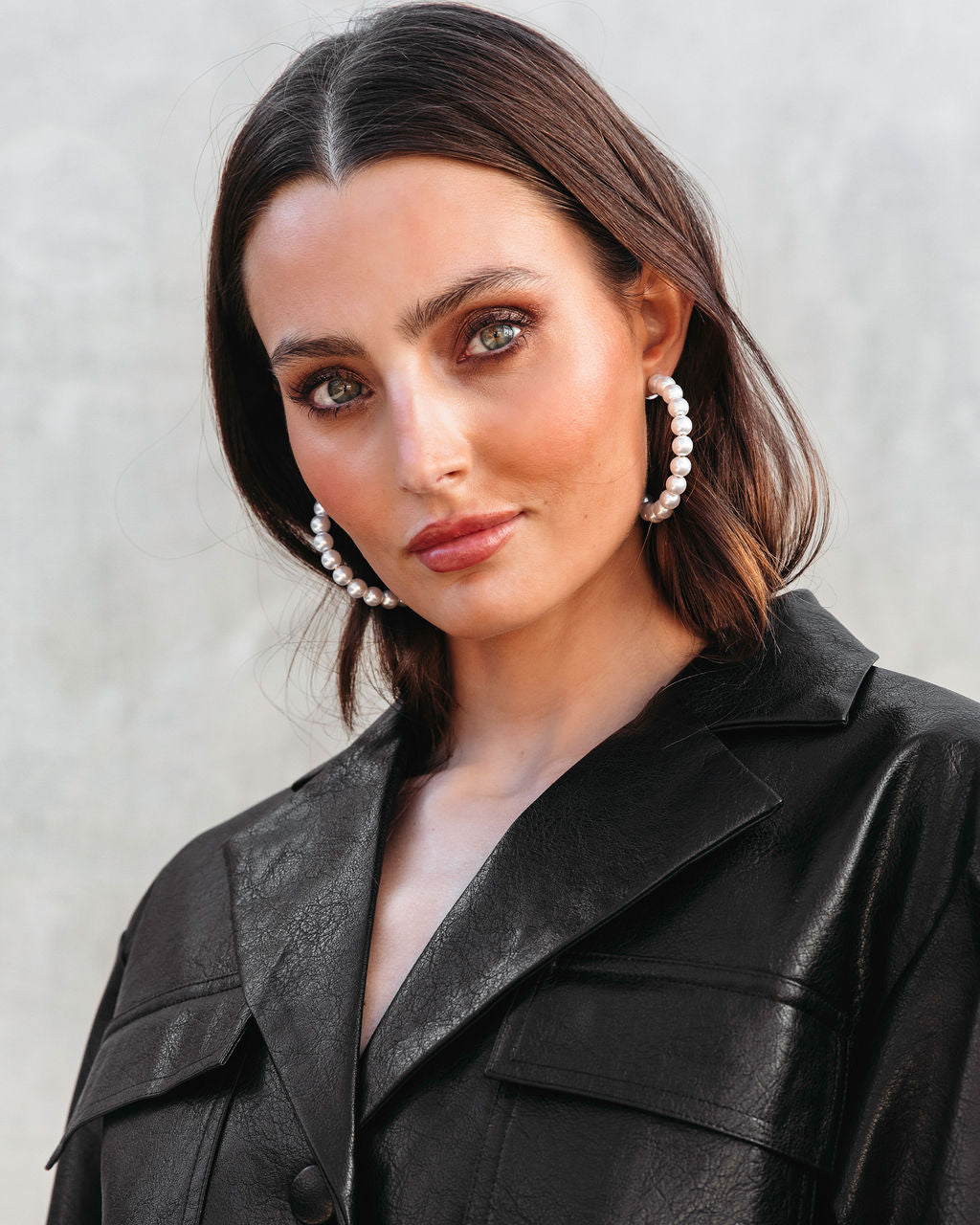Graceful And Delicate Pearl Hoops - Se7enfashion