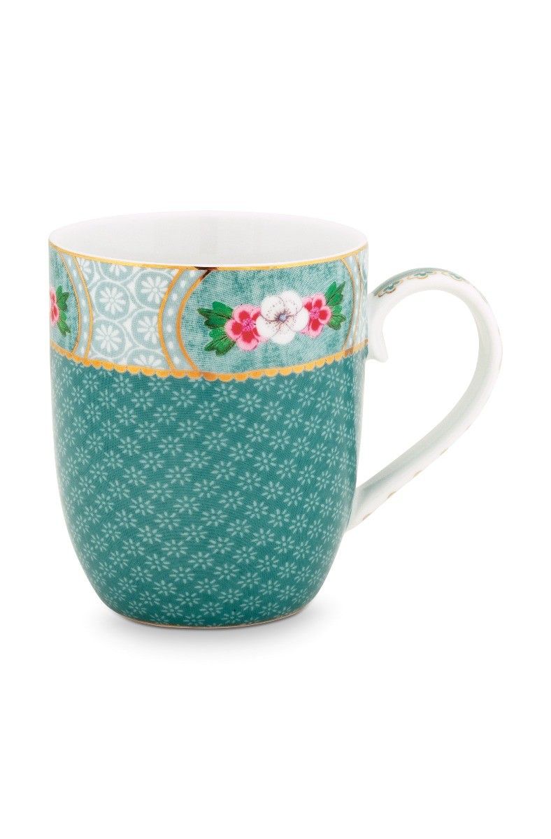 Mug Small Blushing Birds Blue