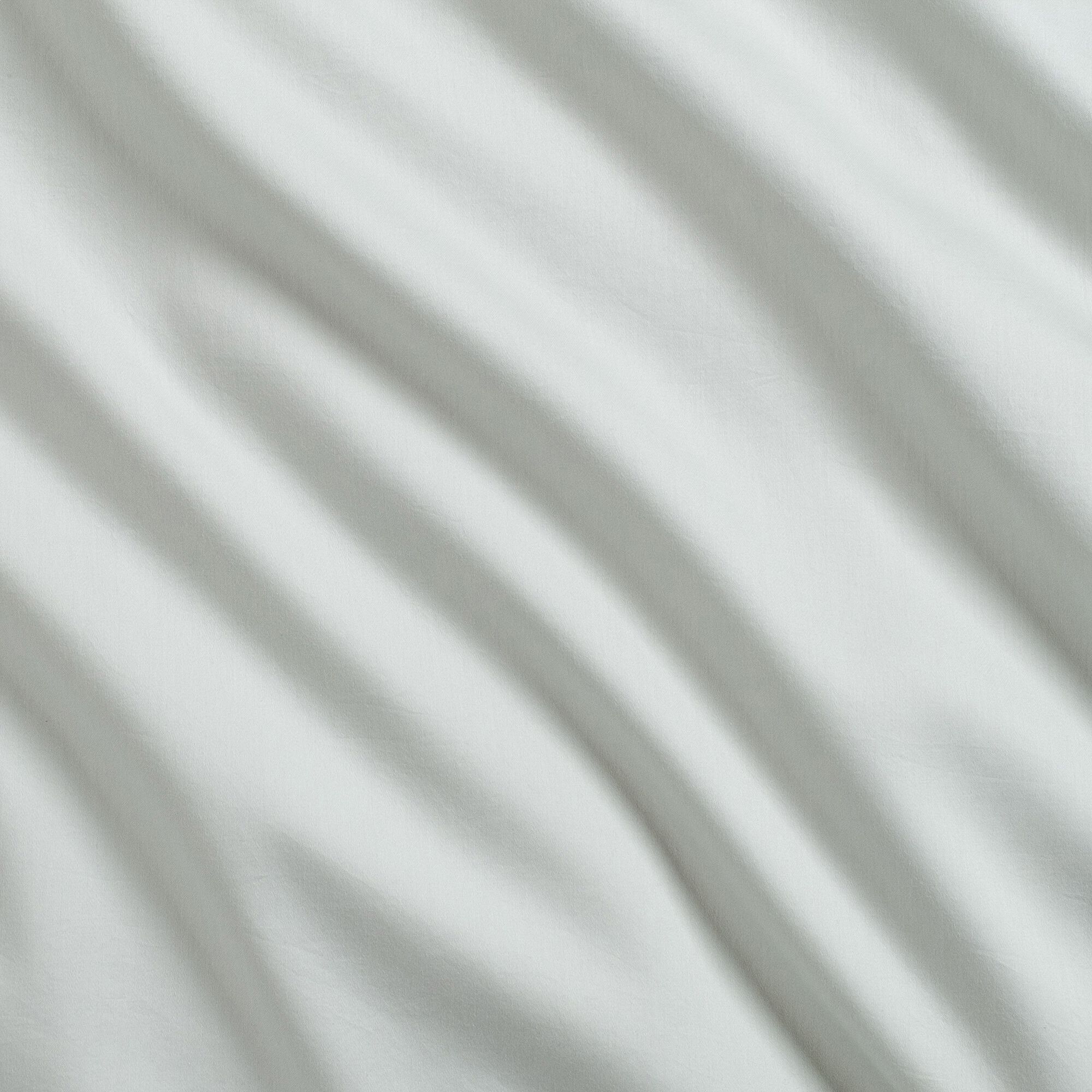 SATINE - Housse de couette en satin lavé 260x240cm - vert opaline
