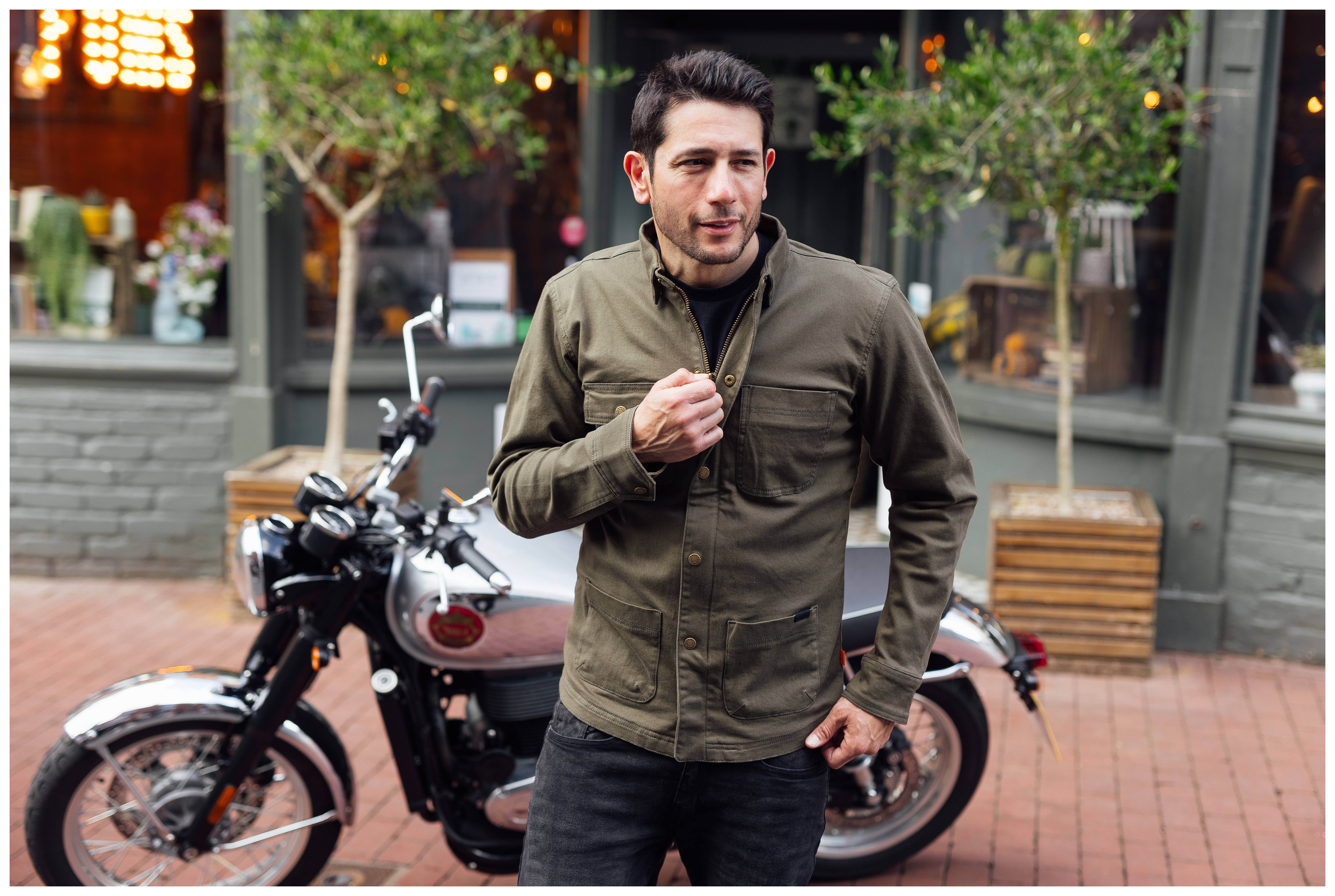 SportsBikeShop Merlin Carter Single Layer D3O Ghost Shirt