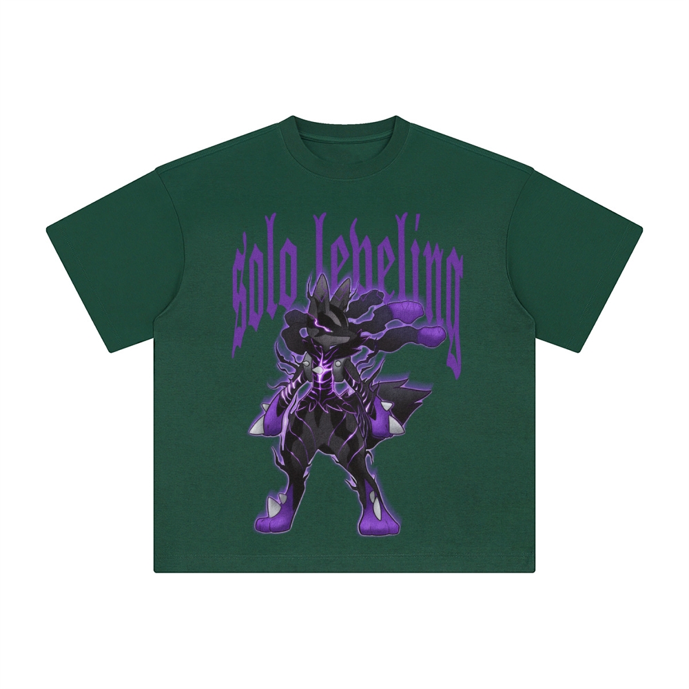 Unisex Anime Inspired Washed  Vintage T-Shirt