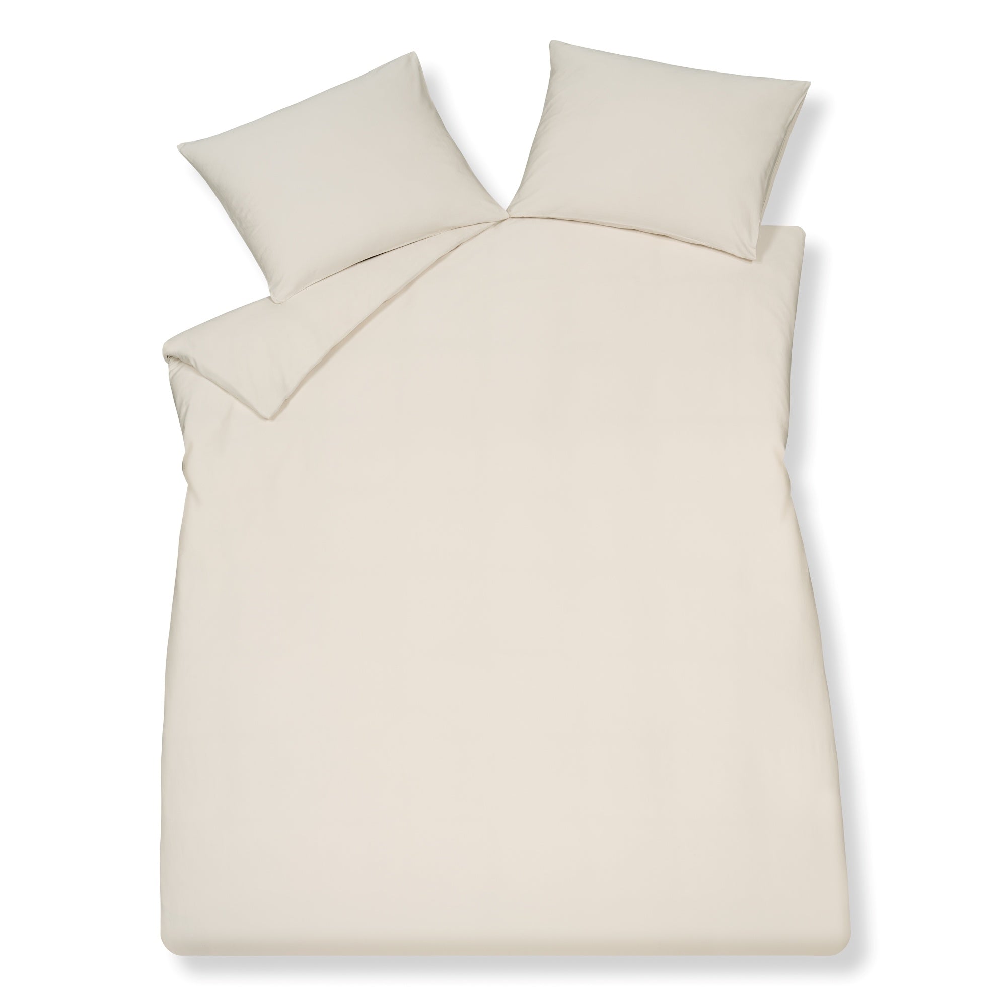 Pure 84 Dekbedovertrek Cream Tan   240 x 200 220 cm   Ivoor   Beige