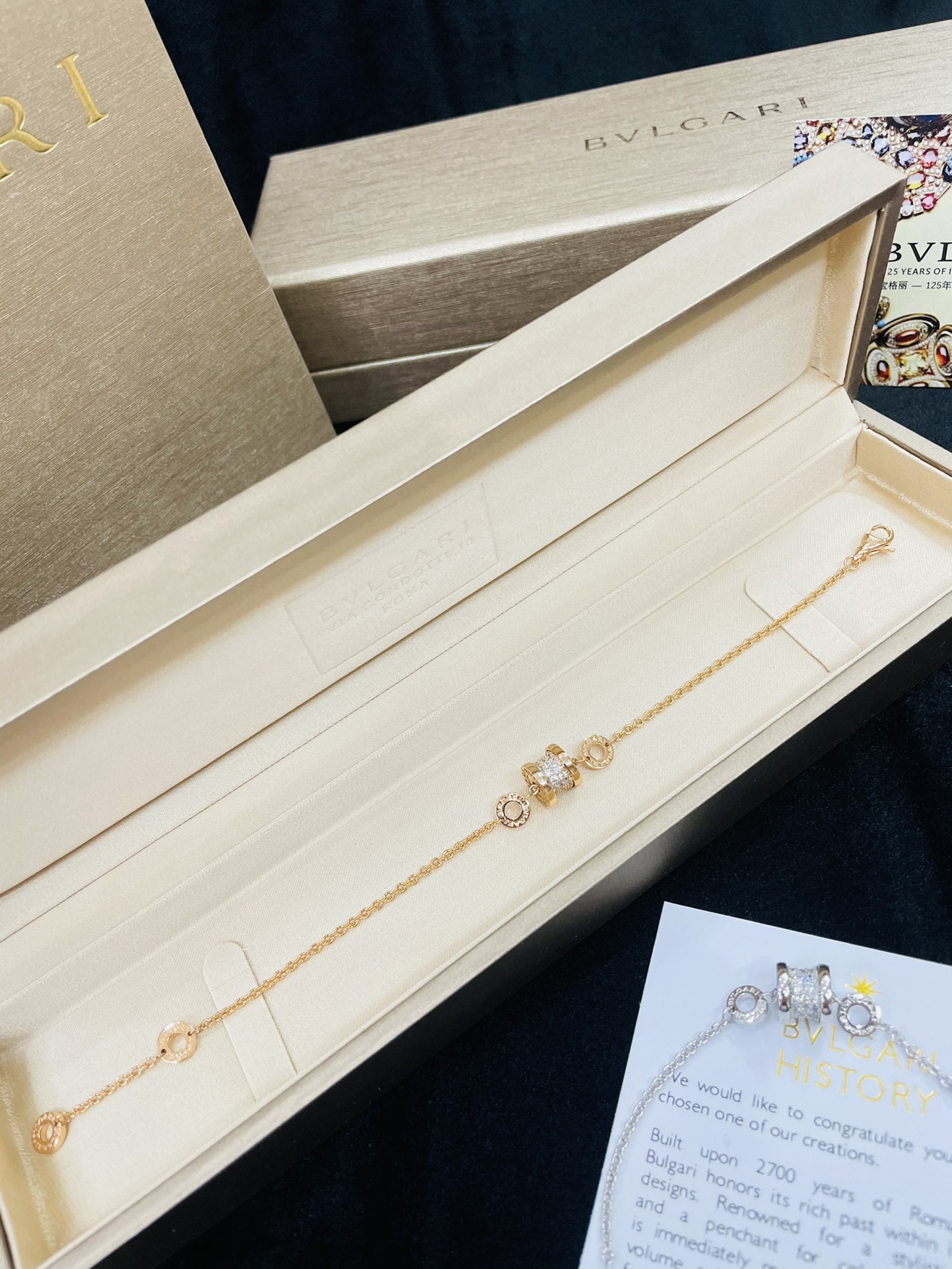 Dupe Bvlgari Diamond Paved B.zero1 Bracelet - Original Replica Club