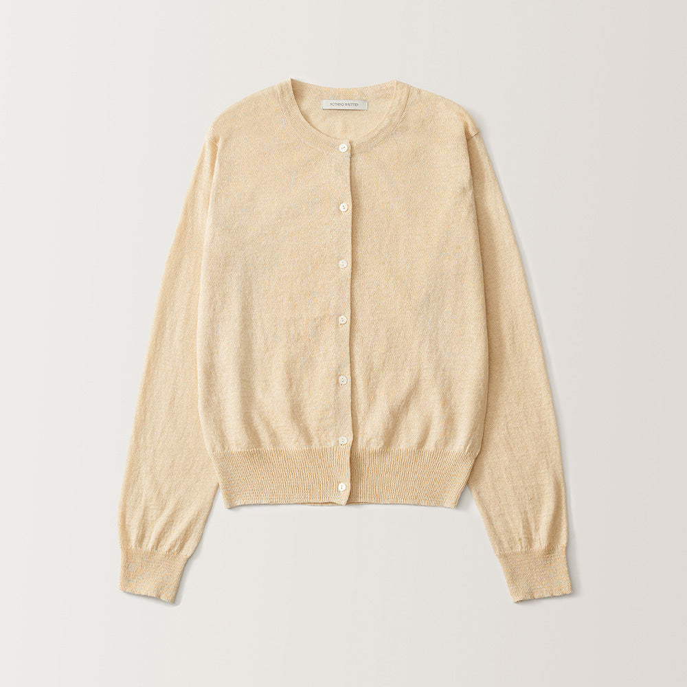 Nothing Written - Cardigan Rola - Jaune