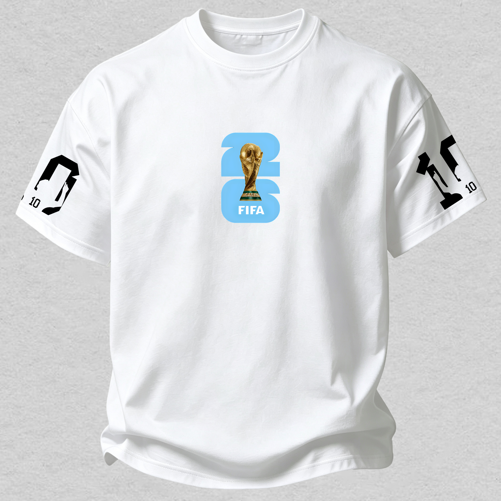 No.10 Football Legend Printed Oversized Unisex T-shirt