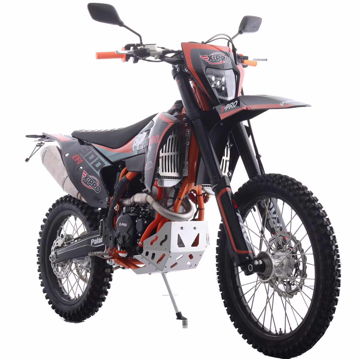 X-Pro Paladin 300 EFI Dirt Bike with 6-Speed Manual Transmission and Balance Shaft and Dual Overhead Camshaft (DOHC) with Four Valves Engine, Electric Start! Big 21"/18" Wheels! - Image 8