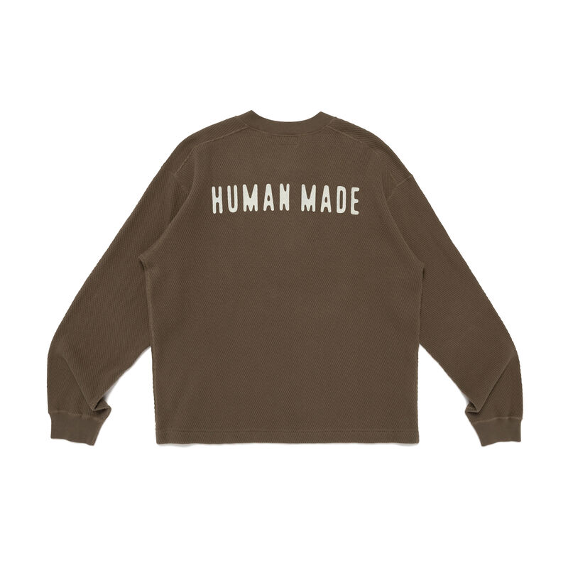 HUMAN MADE HENLEY NECK SHIRT