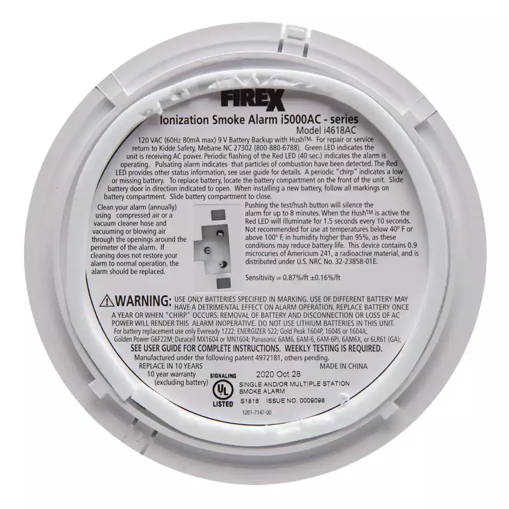 Firex 4-Pack Hardwired Smoke Detector