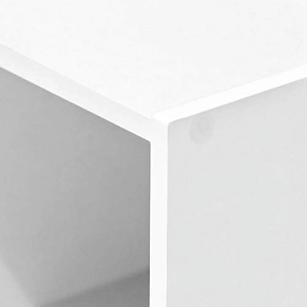 Furinno 11003WH 3 - Tier Open Shelf Bookcase, White Color - 12" W x 31.5" H x 9.3" D - image 3