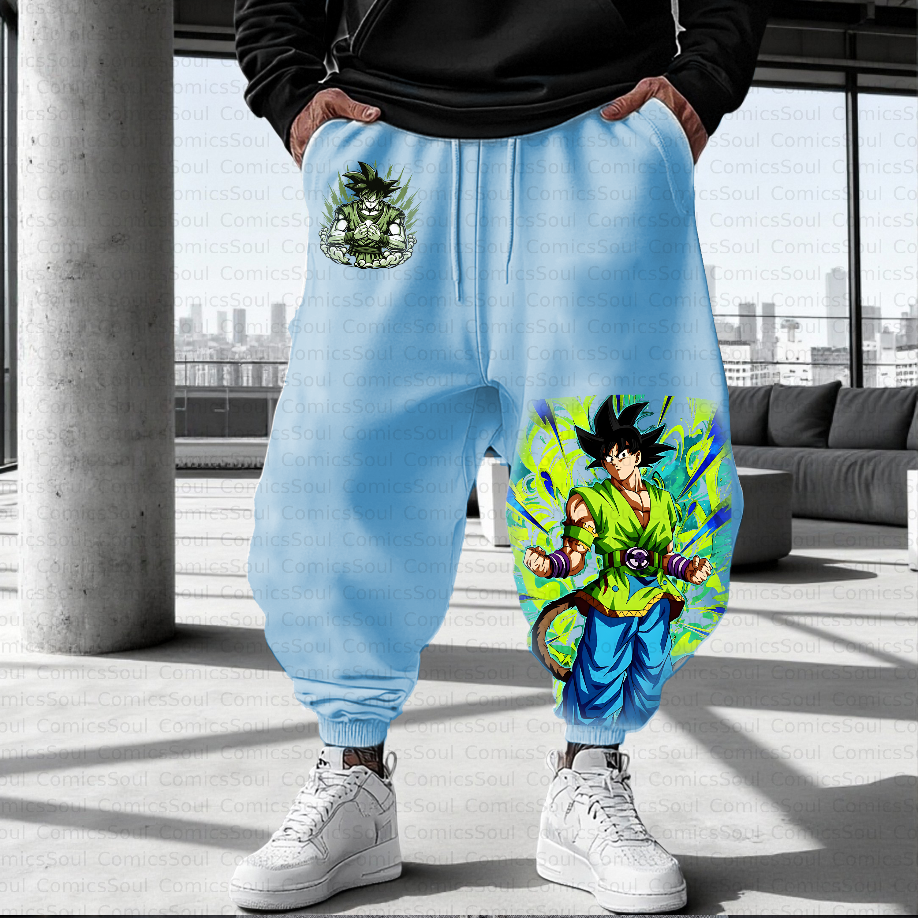 Unisex Casual Anime Streetwear Pant