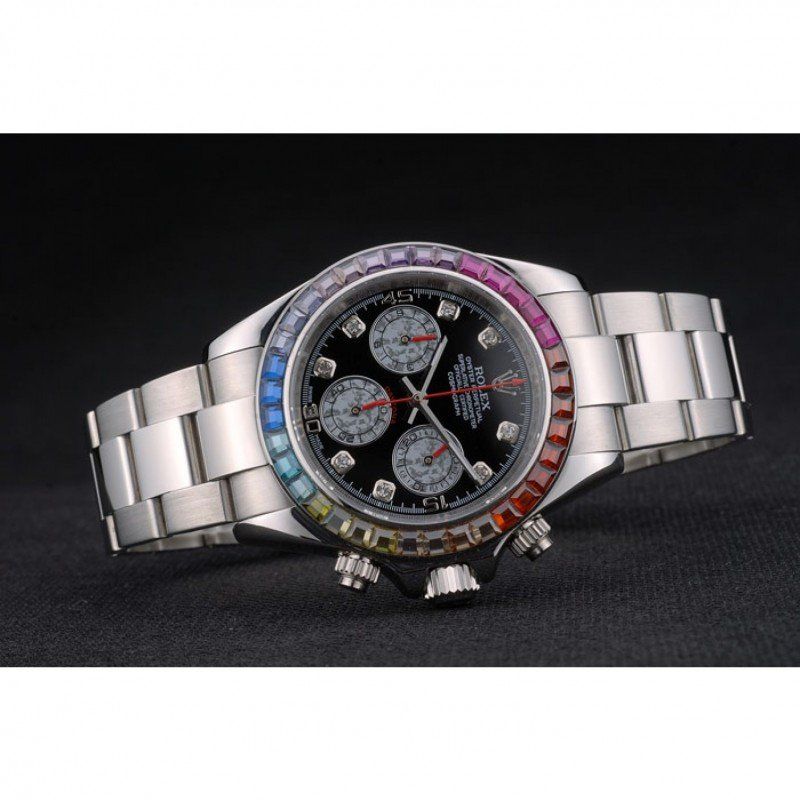 Replica Rolex Daytona 39mm Black Dial 80250