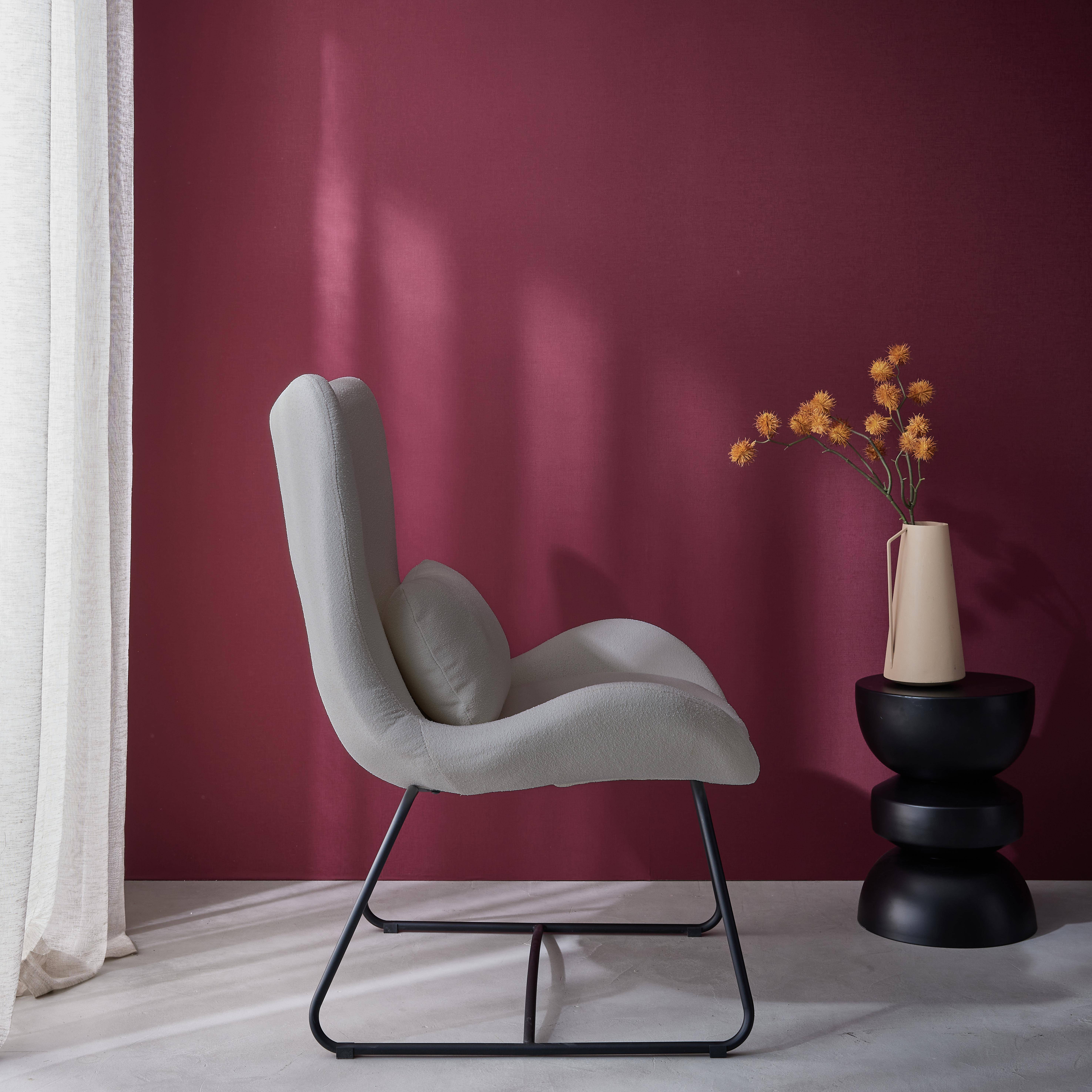 Nina - Sillón de tela con cojín