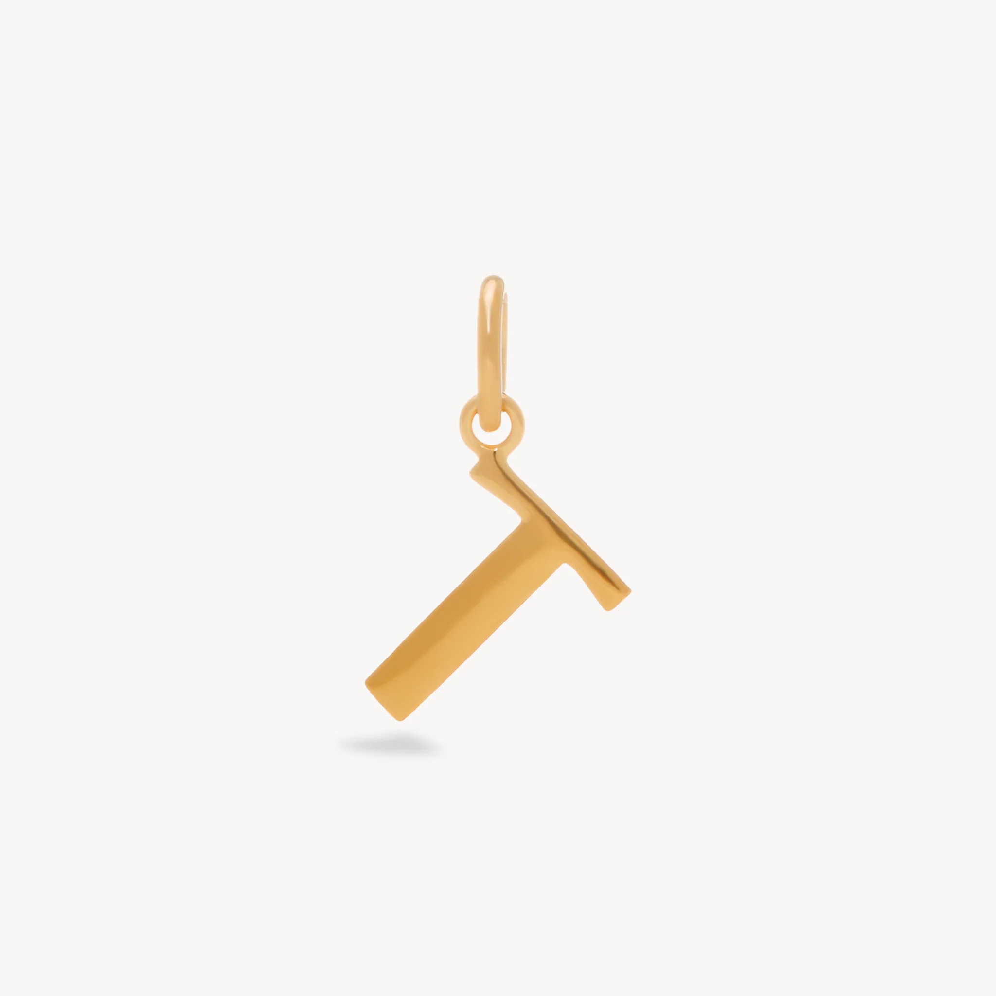 14k Gold Vermeil Letter Charm