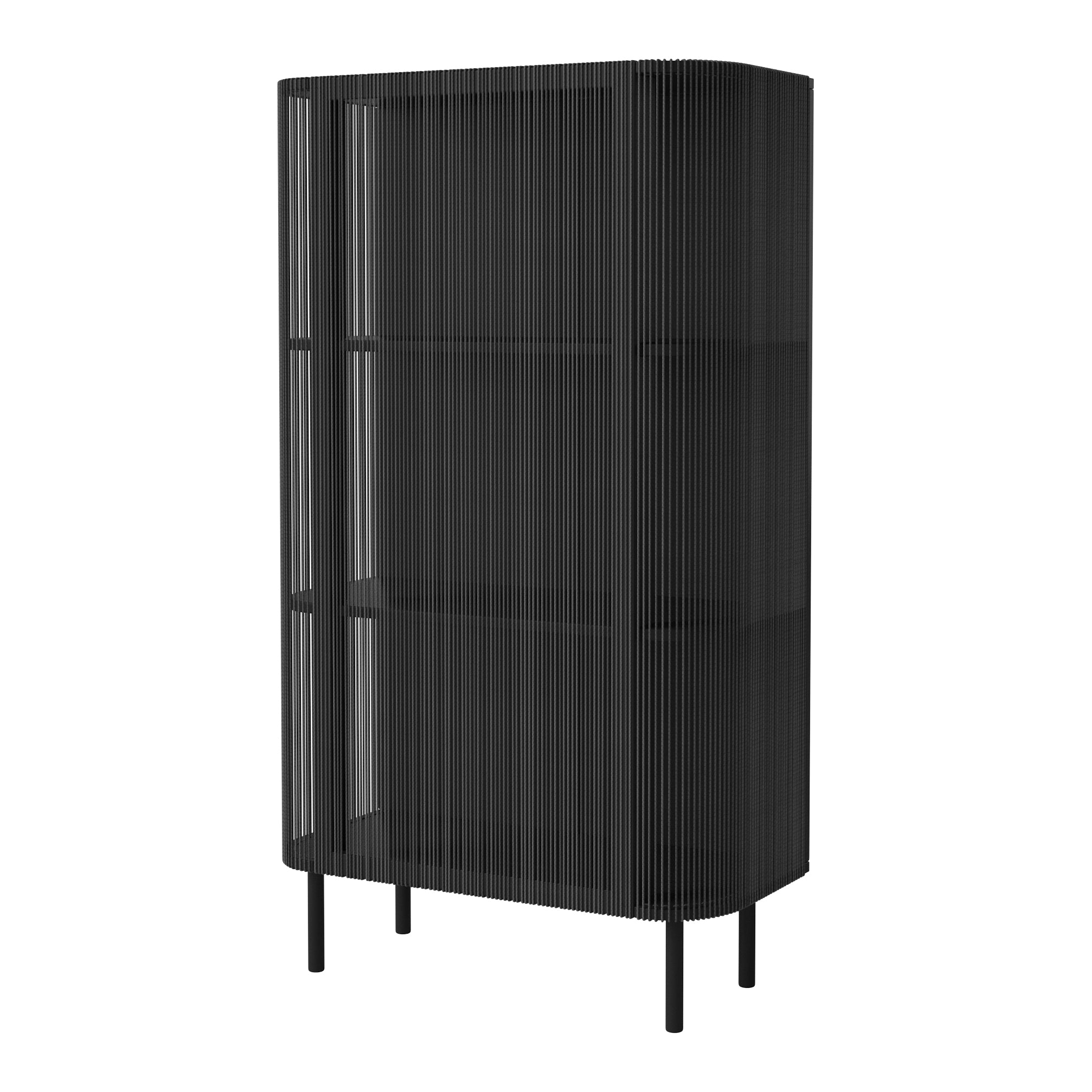 Bolia Cord Vitrinekast - Zwart Eiken