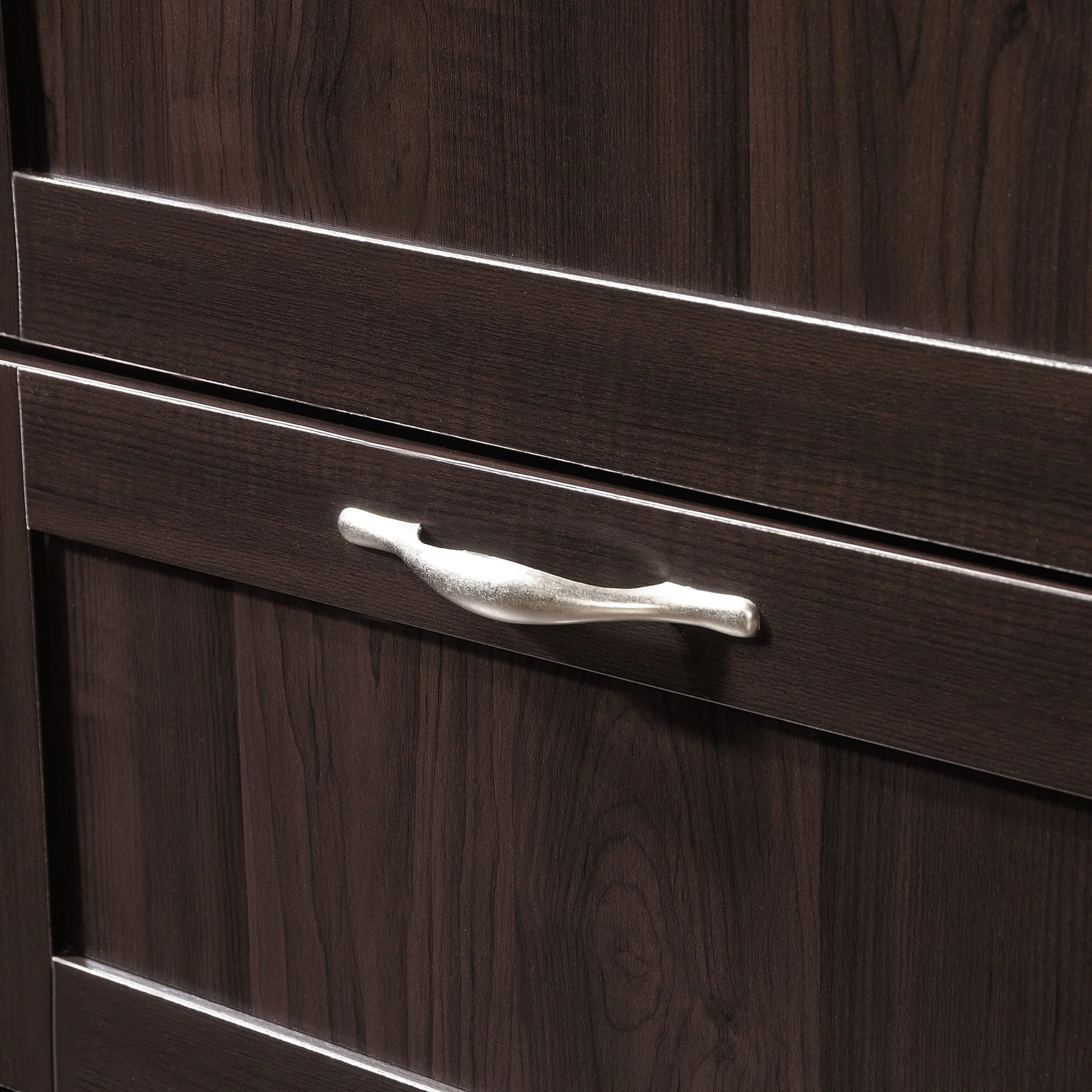 Sauder Wardrobe/Storage Cabinet, Cinnamon Cherry Finish - Image 9