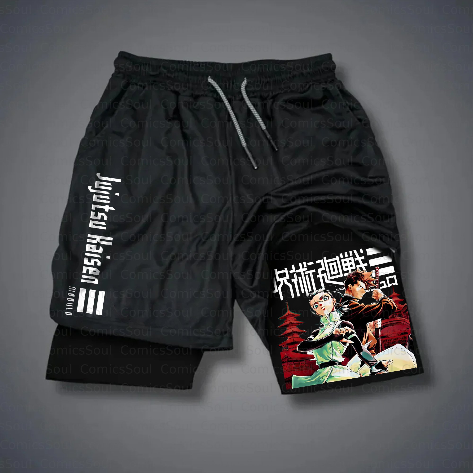 Unisex Casual Anime Streetwear Shorts 丨Comicssoul