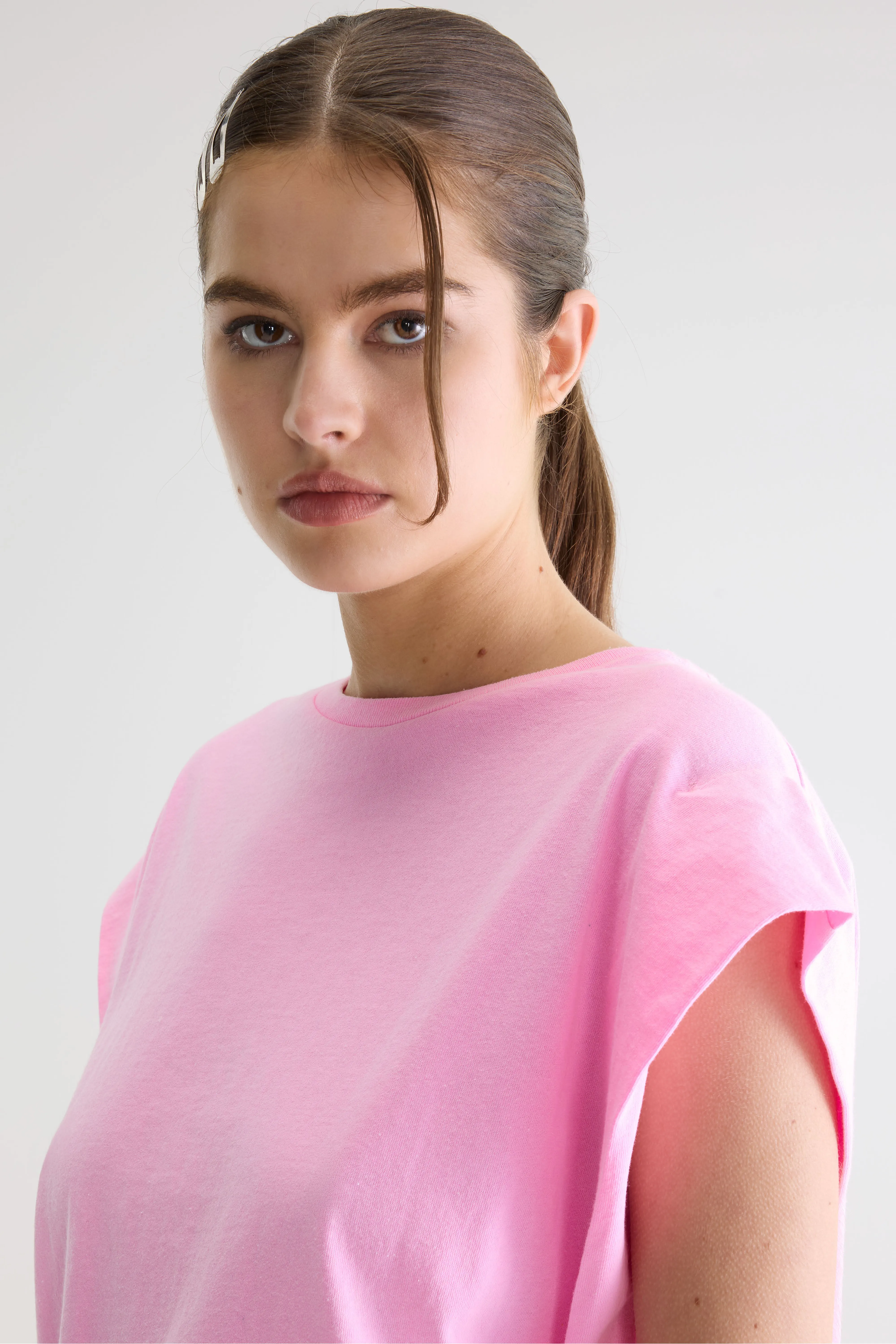 Bellerose Vice sleeveless t-shirt (261 / W / FLUO PINK)