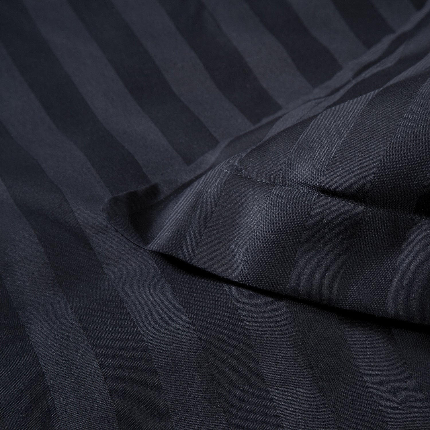 Damai dekbedovertrek katoen-satijn - 240 x 240 220cm - Zwart