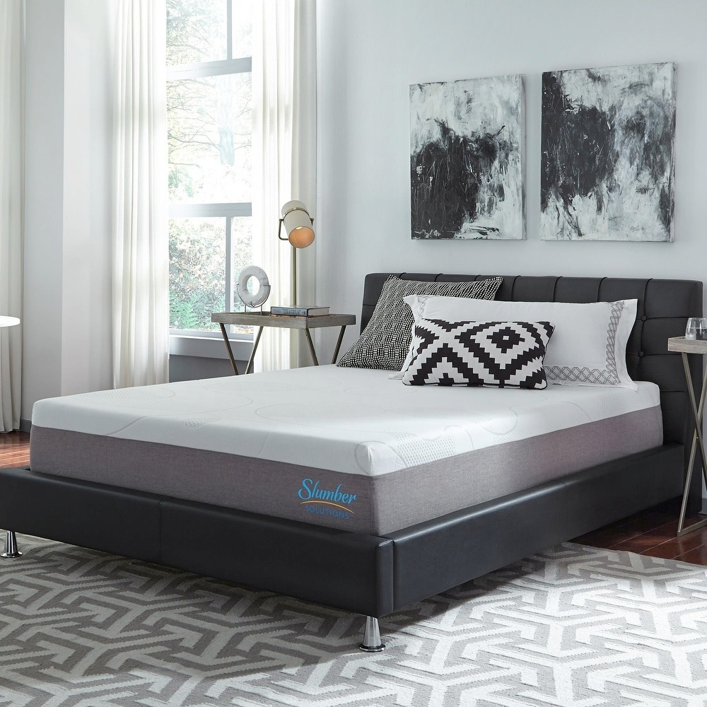 WAYFAIR Slumber Solutions 12-Inch Gel Memory Foam Choose Your Comfort Mattress